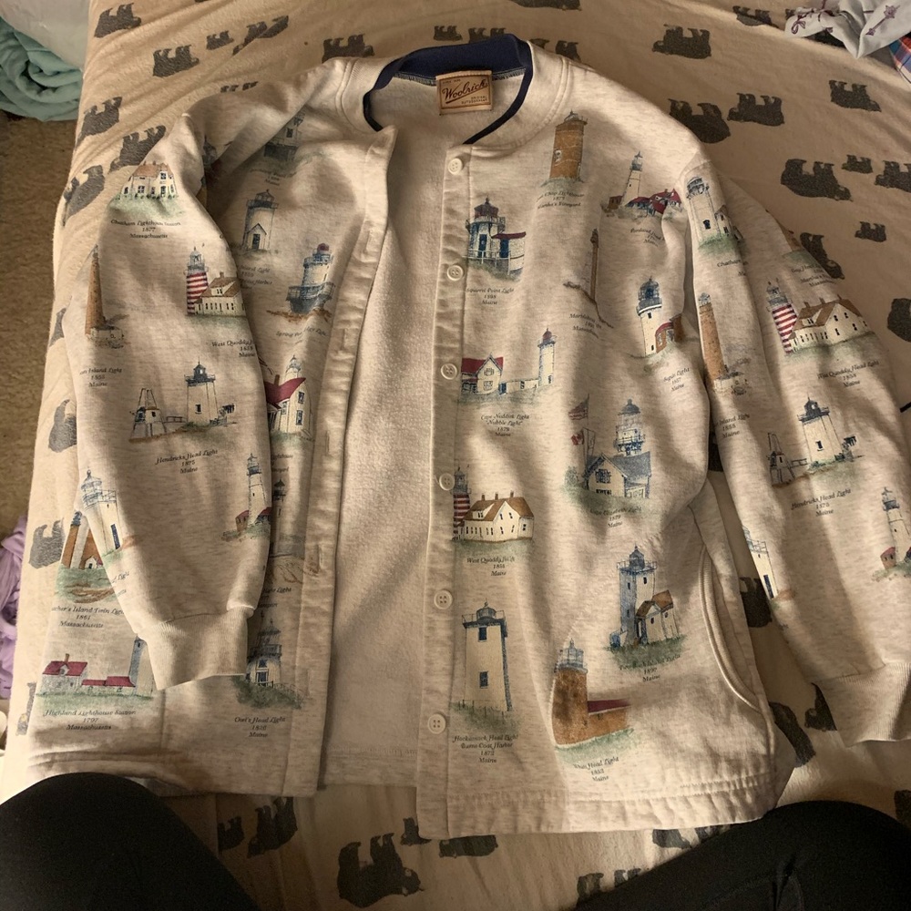Vintage Lighthouse Cardigan SOLD